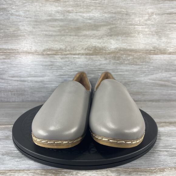 CHARIX Men’s Gray Leather Slip On Loafer Shoes Size EU 45 US 10.5 - Picture 2 of 9